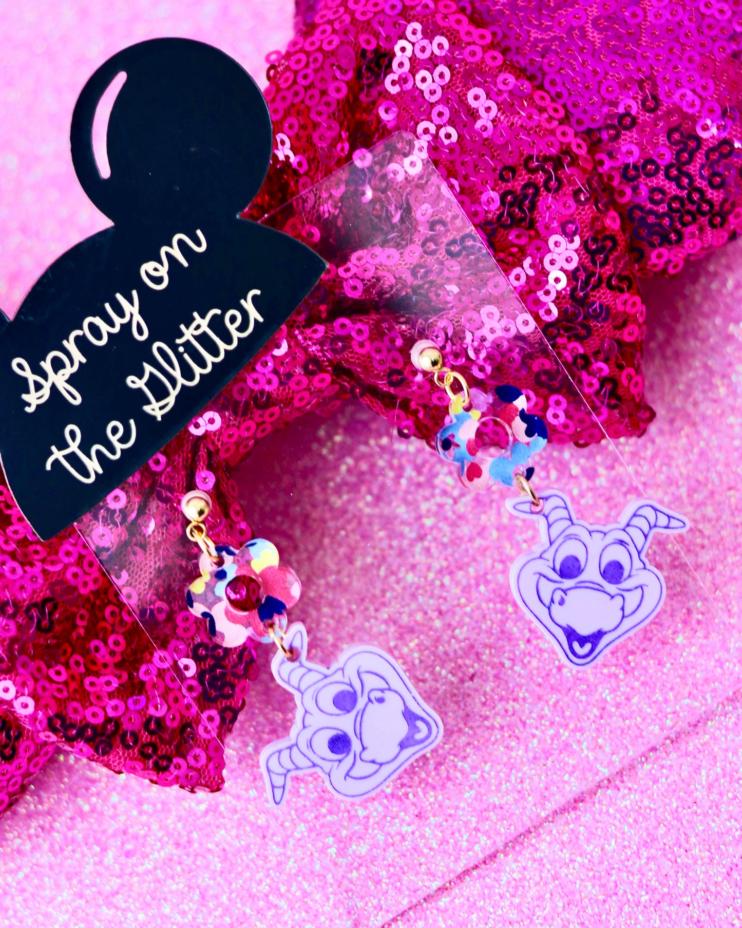 Figment Dangle Earrings - Flower and Garden