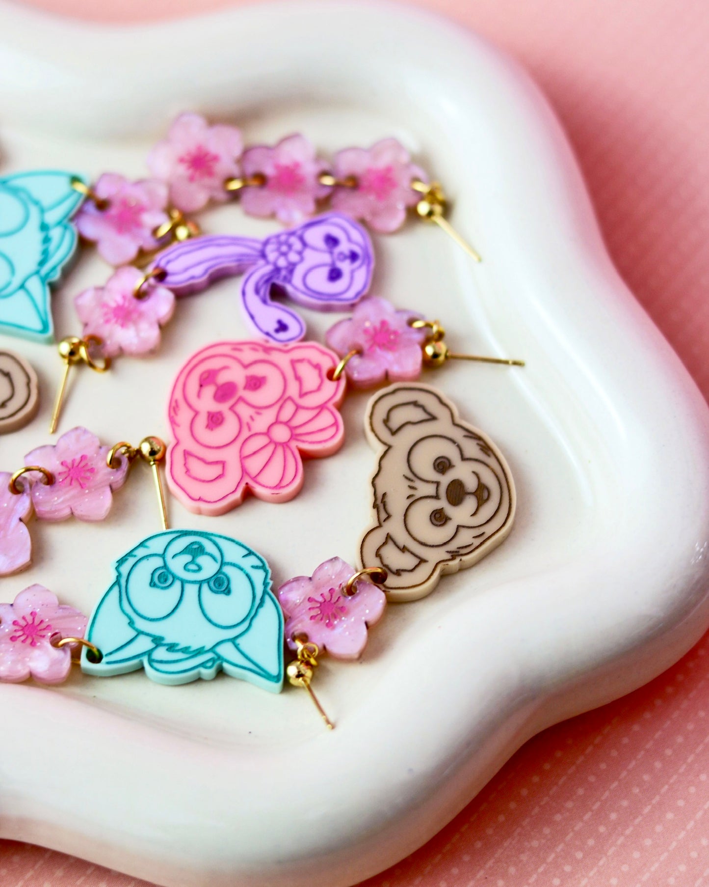 Dangle Earrings - Sakura Season