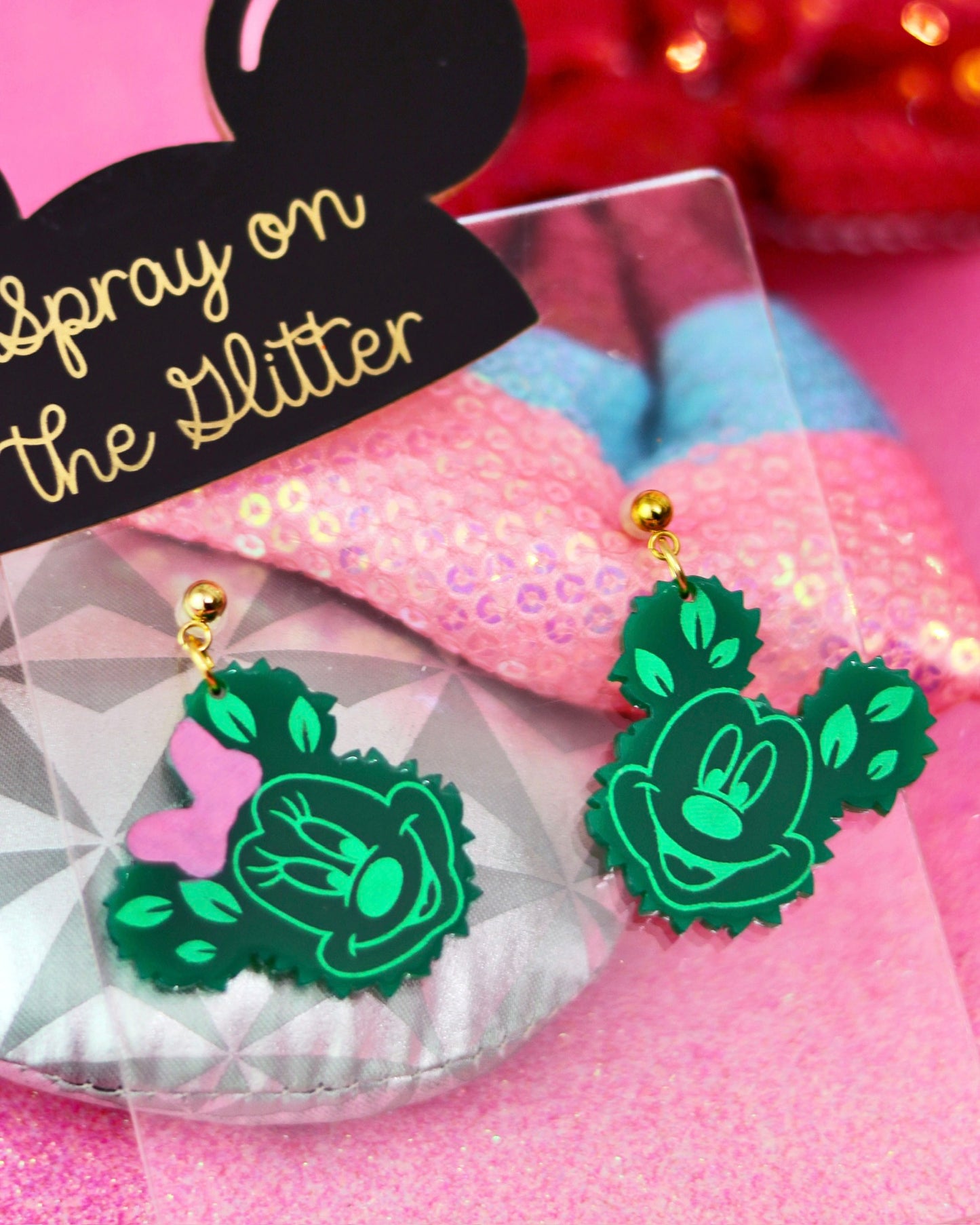 Topiary Flower Dangle Earrings - Flower and Garden