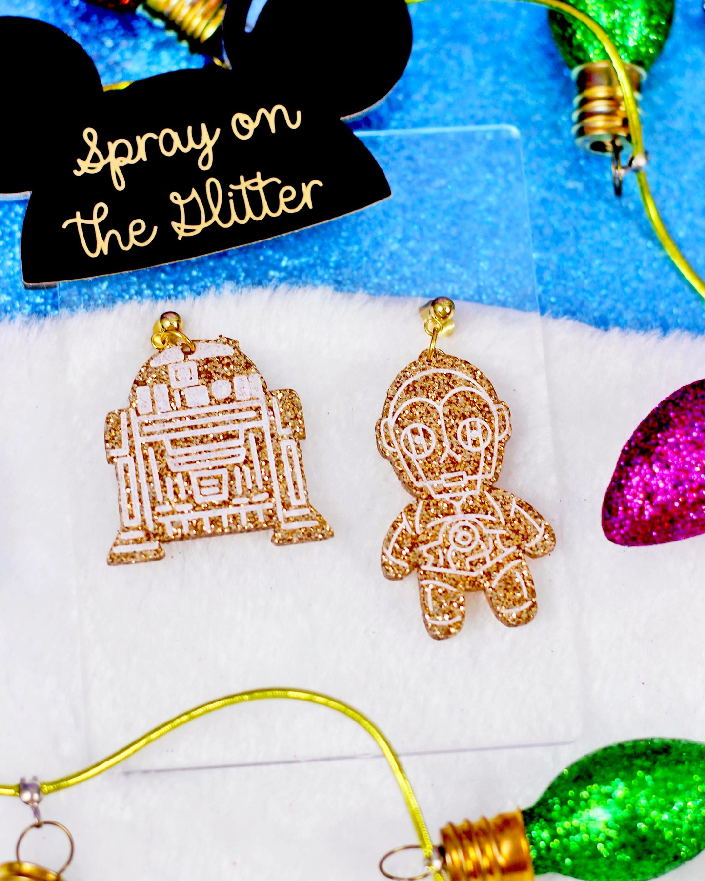 Gingerbread Earrings- Holiday Glam