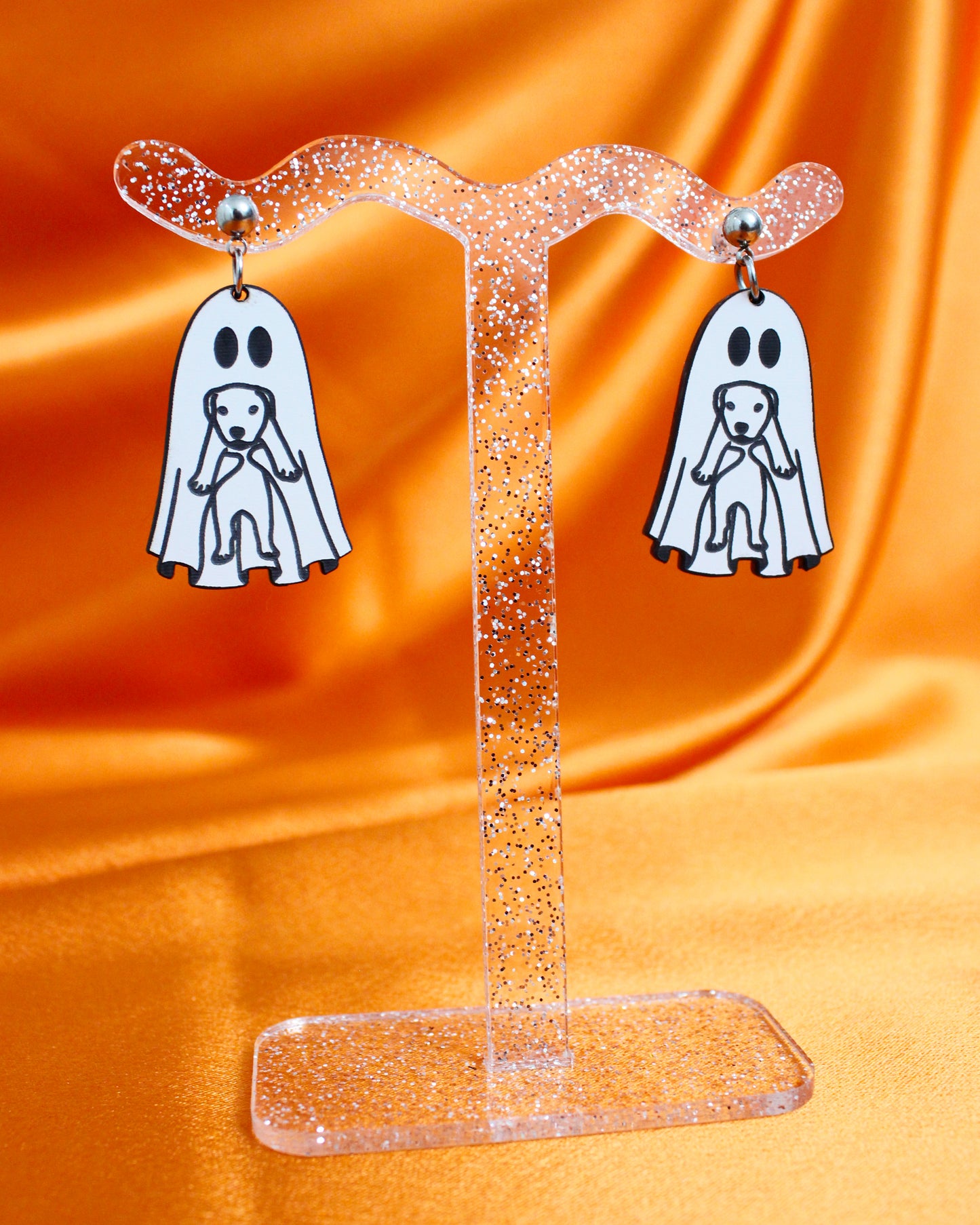Boo Buddies Ghost Earrings - Halloween