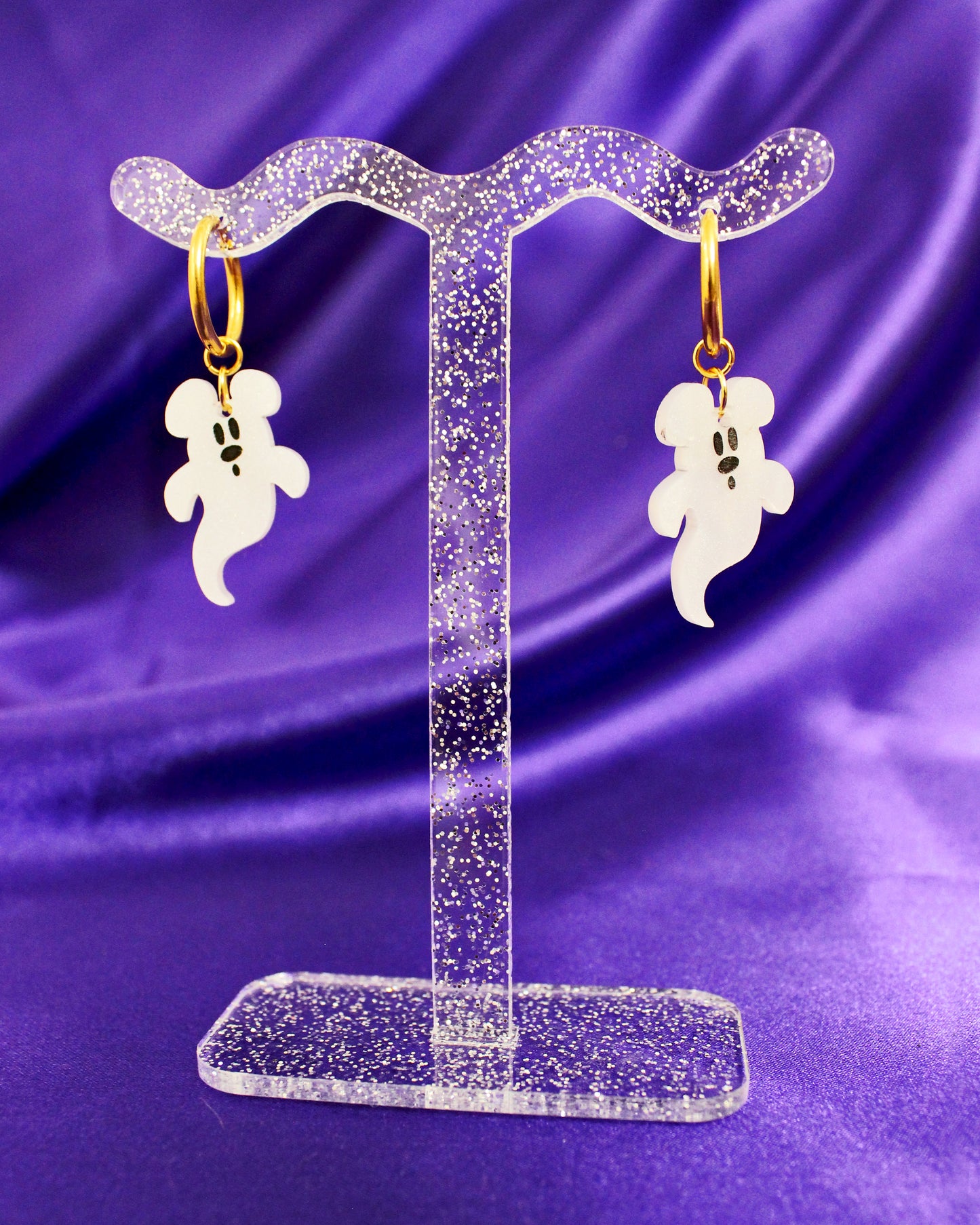 Ghost Huggie Earrings - Halloween