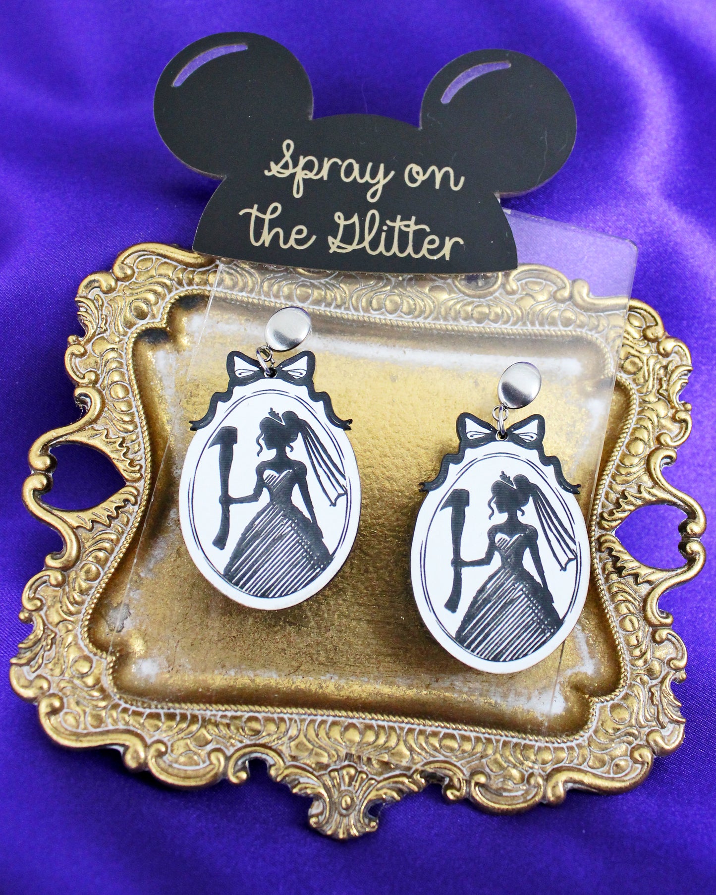 Killer Bride Earrings - Halloween