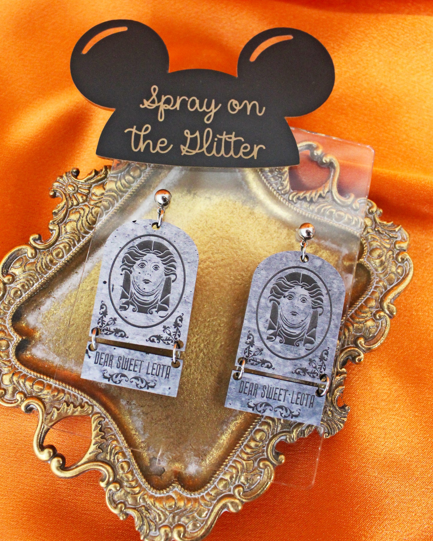 Tombstone Earrings - Halloween