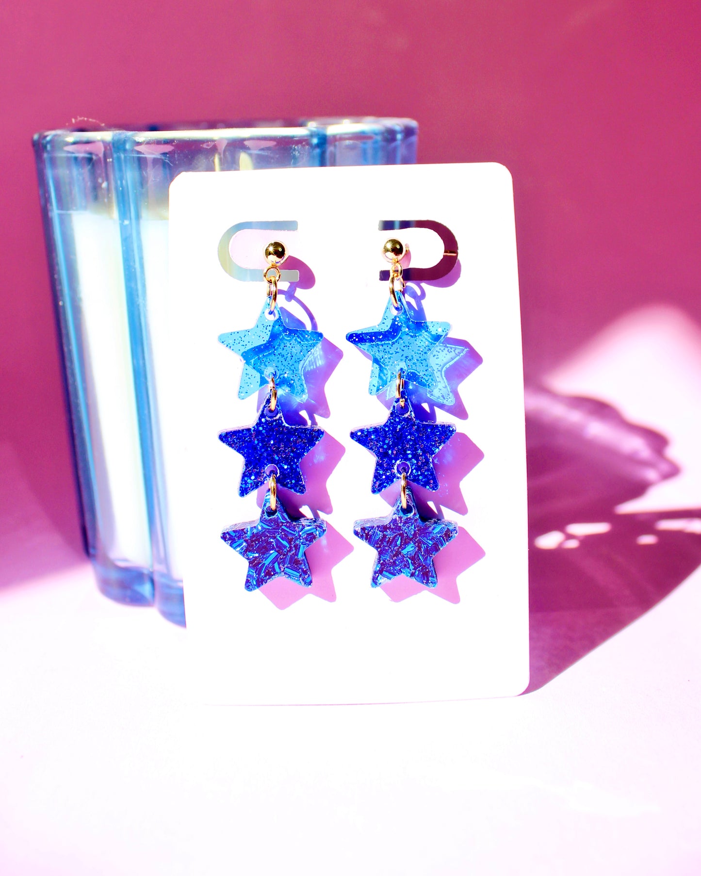 Midnights Stars Dangle Earrings - Swifties
