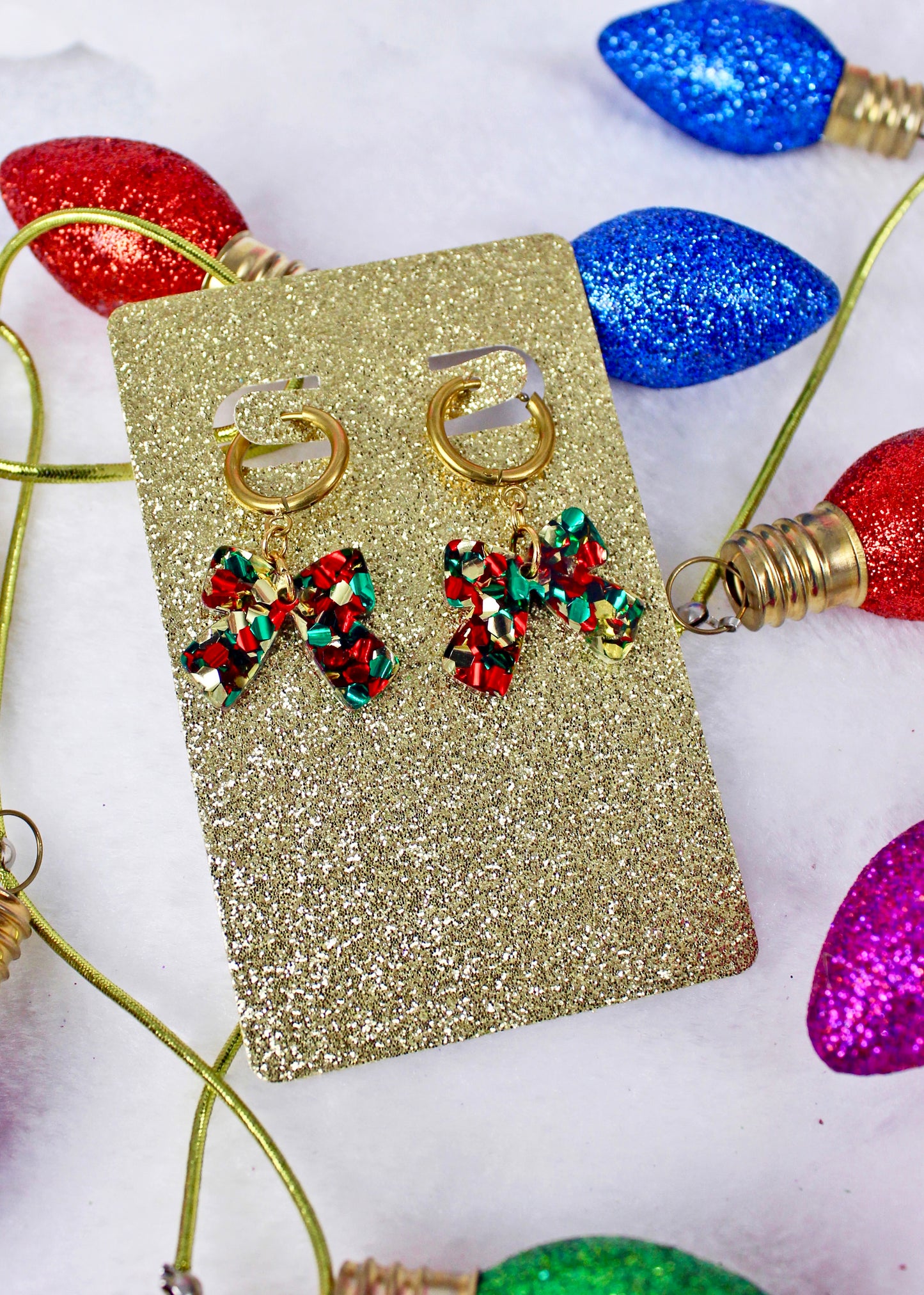 Bow Huggies - Holiday Glam