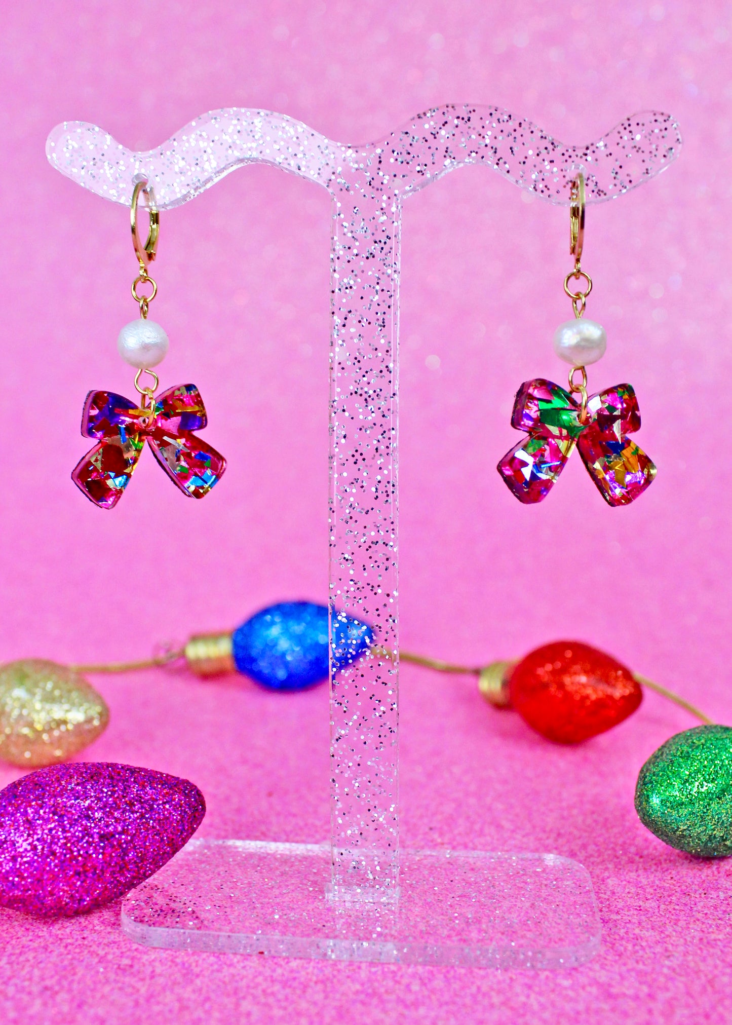 Bow Pearls - Holiday Glam