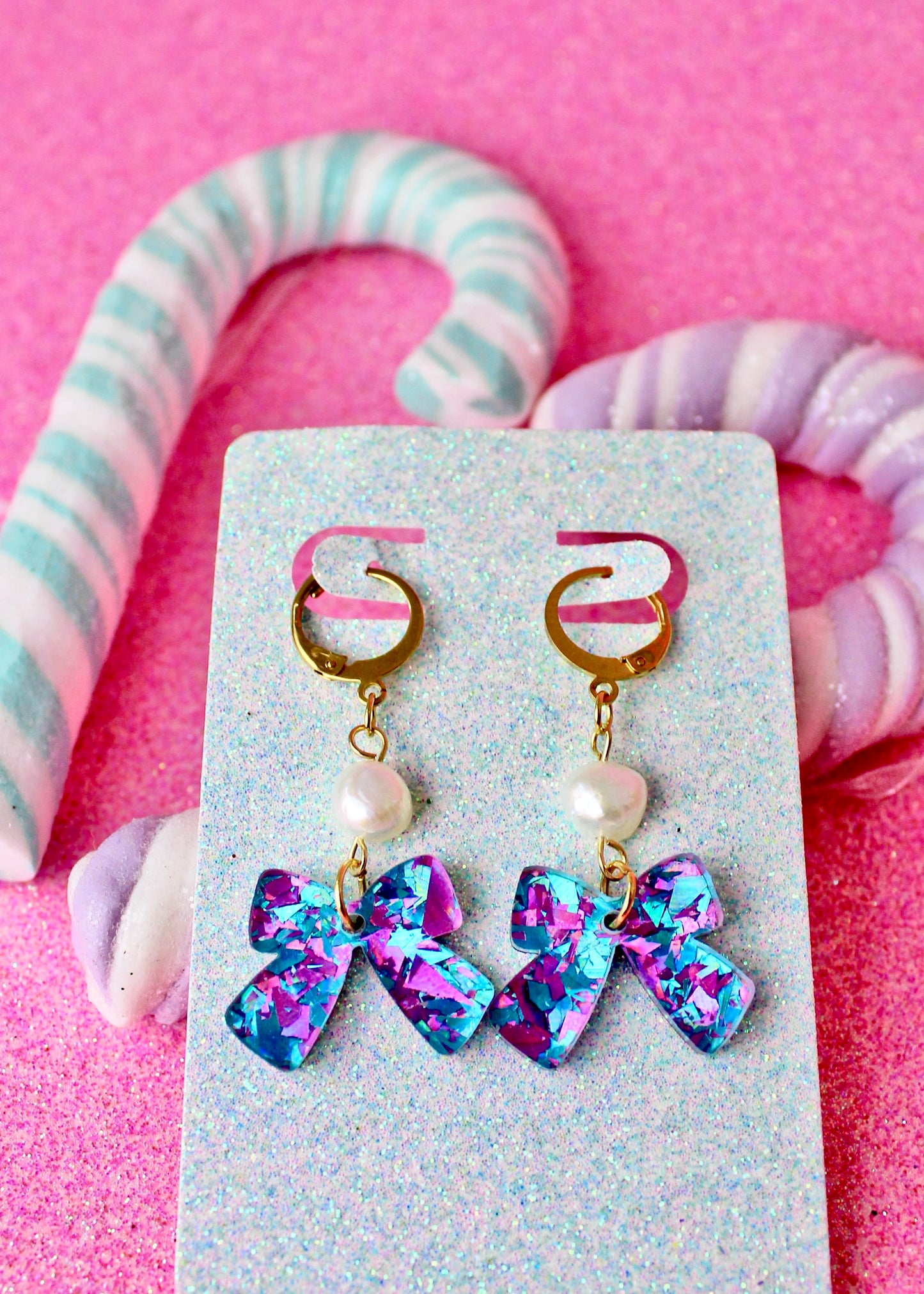 Bow Pearls - Holiday Glam