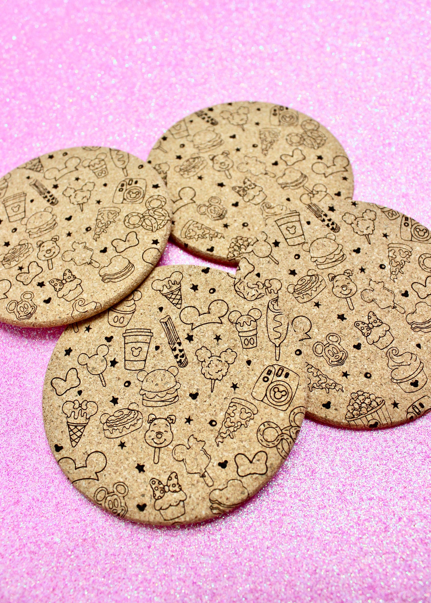 Cork Coaster Set of 4