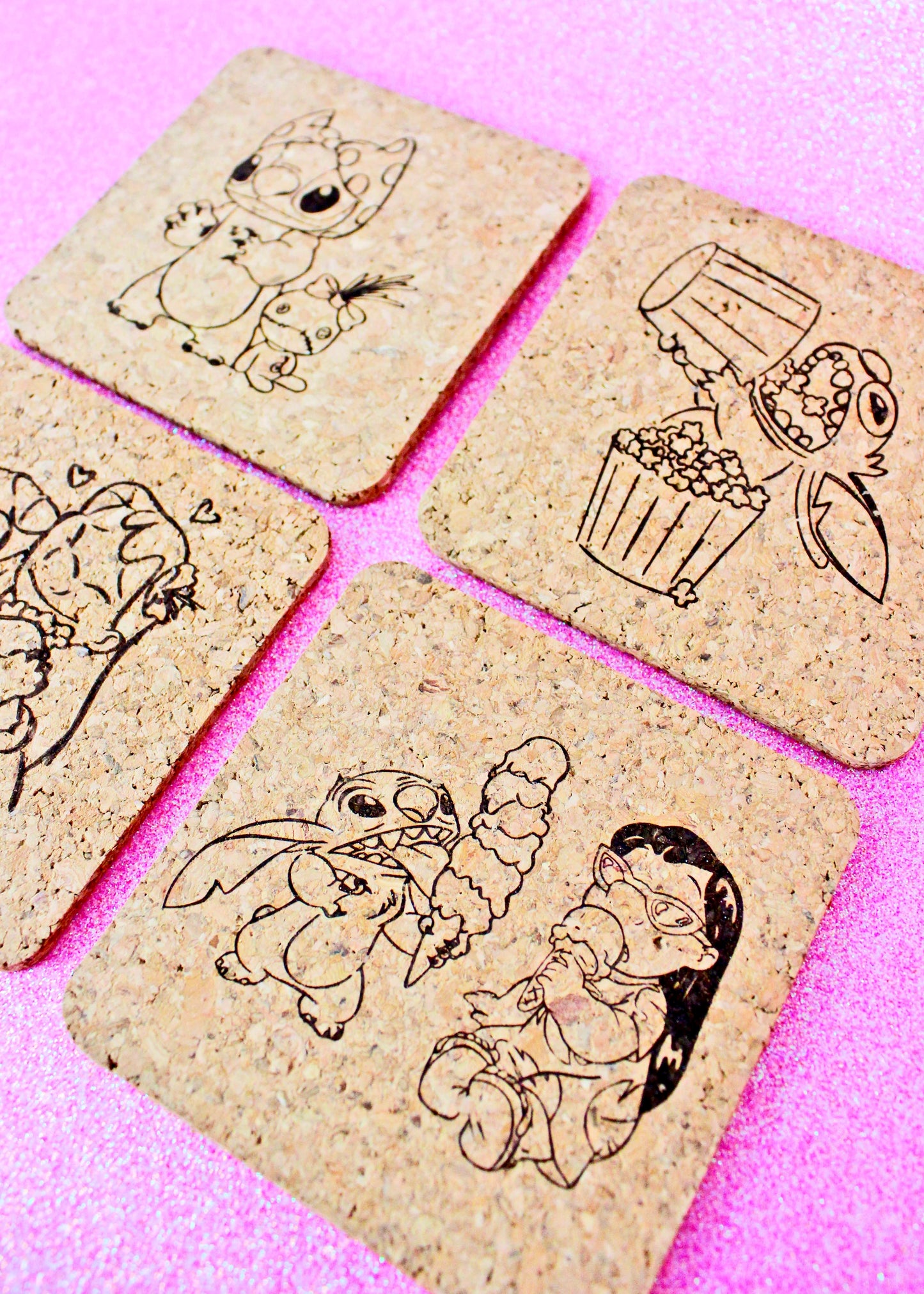 Cork Coaster Set of 4