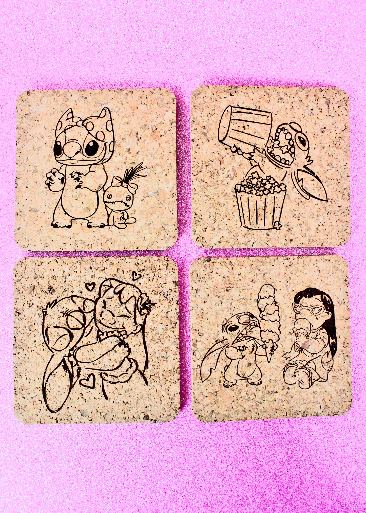 Cork Coaster Set of 4