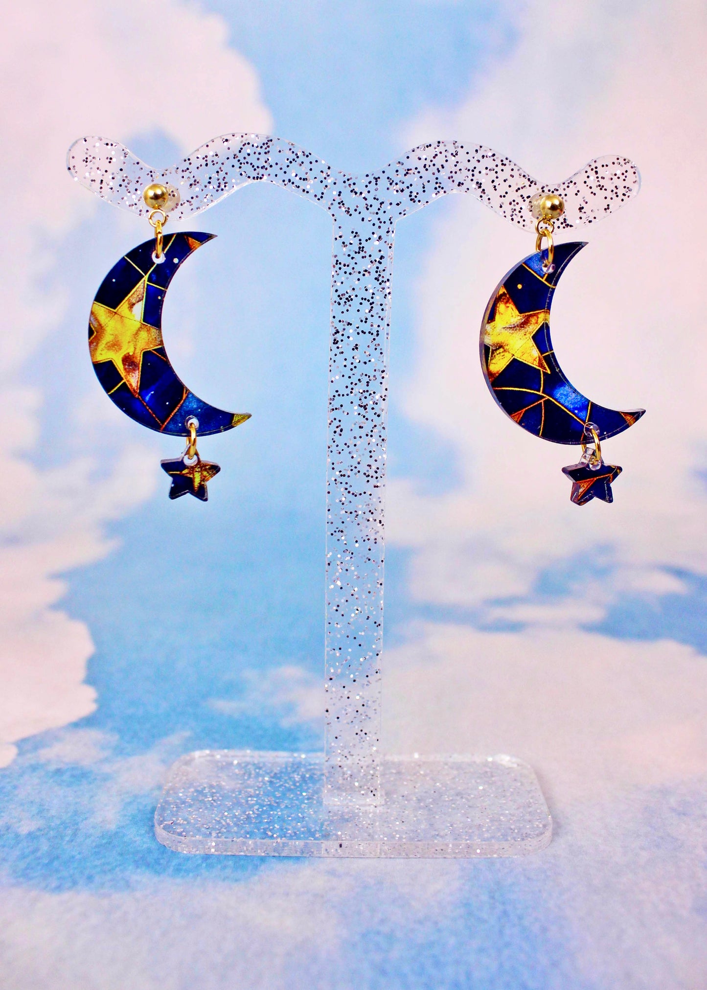 Celestial Sparkle Dangle Earrings - Epic Park Hop