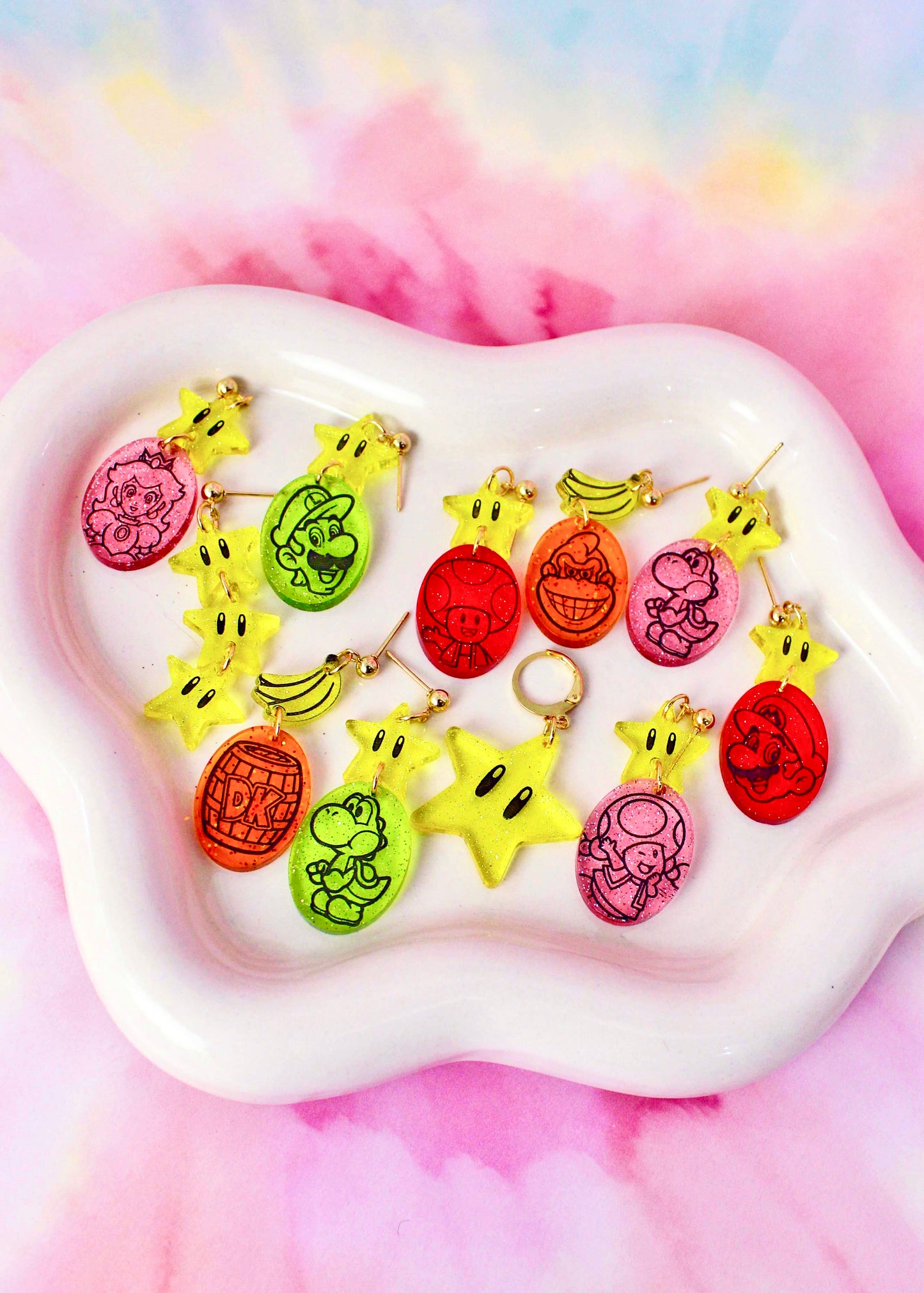 Power-Up Pals Dangle Earrings - Character Jellies