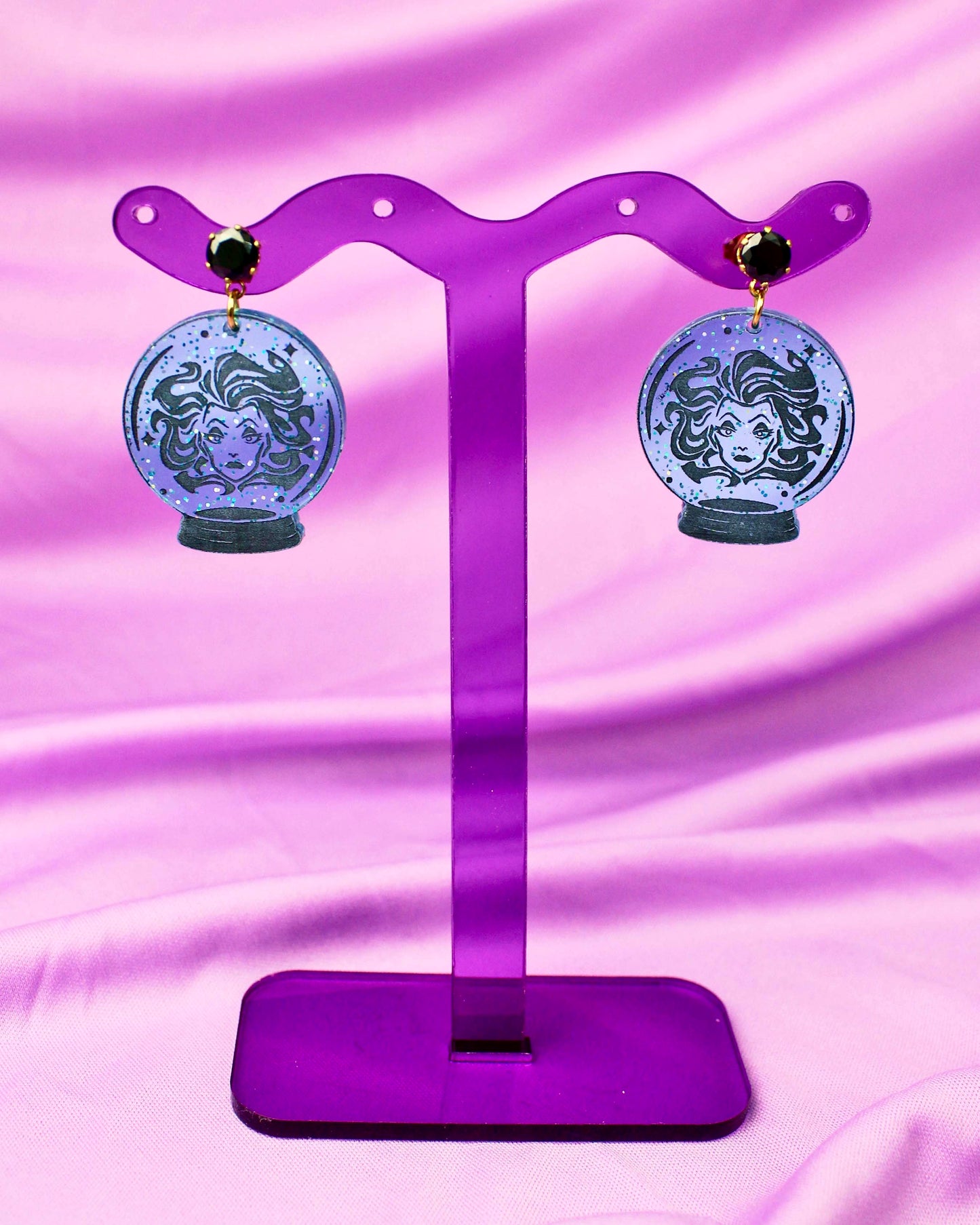 Madame Leota Jelly Earrings - Halloween