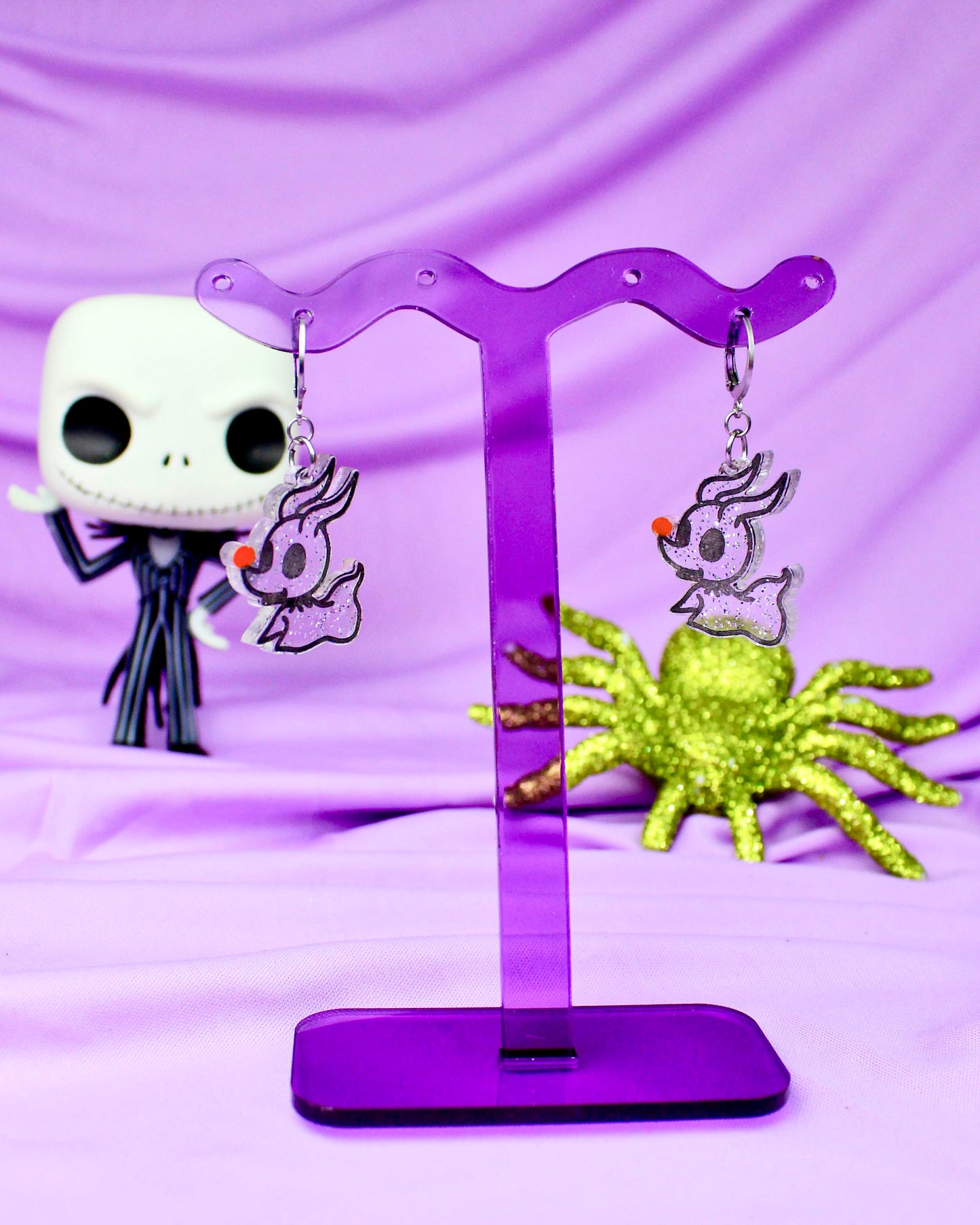 Jelly Zero Dangle Earrings - Halloween