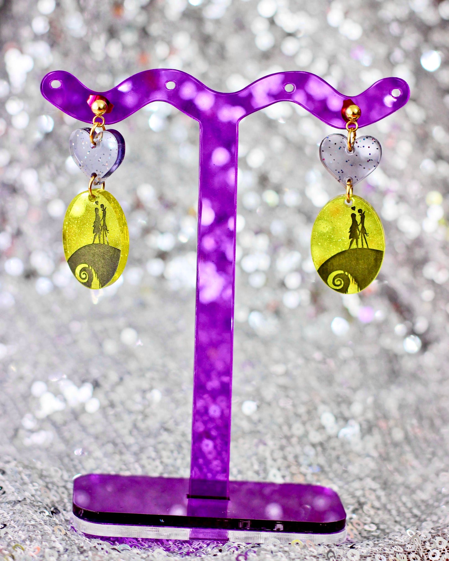 Moonlit Lovers Dangle Earrings - Character Jellies