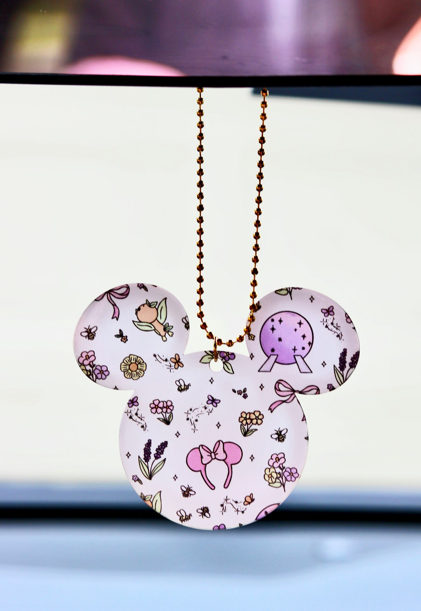 Mirror Car Charm