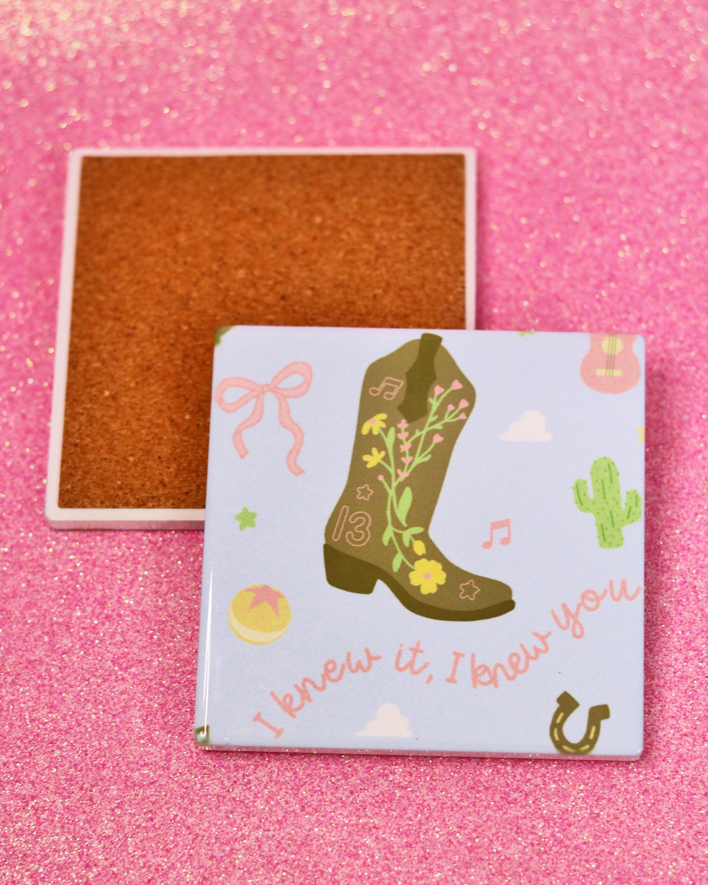 Ceramic Tile Coaster - I Knew it I Knew You Collection