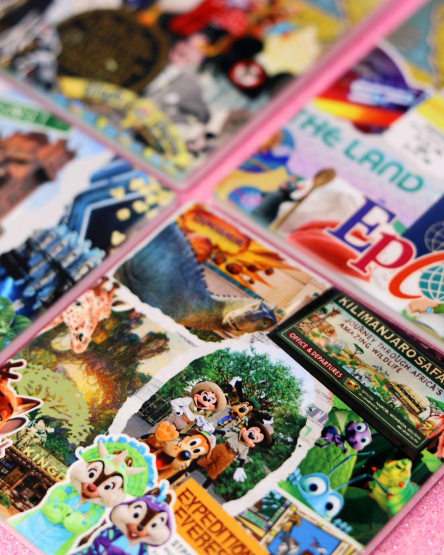 Ceramic Tile Coaster - Parks Collage