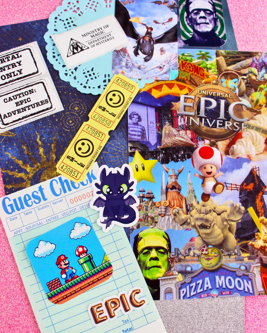 Junk Journal Mini Scrap Pack -  Crafts + DIY