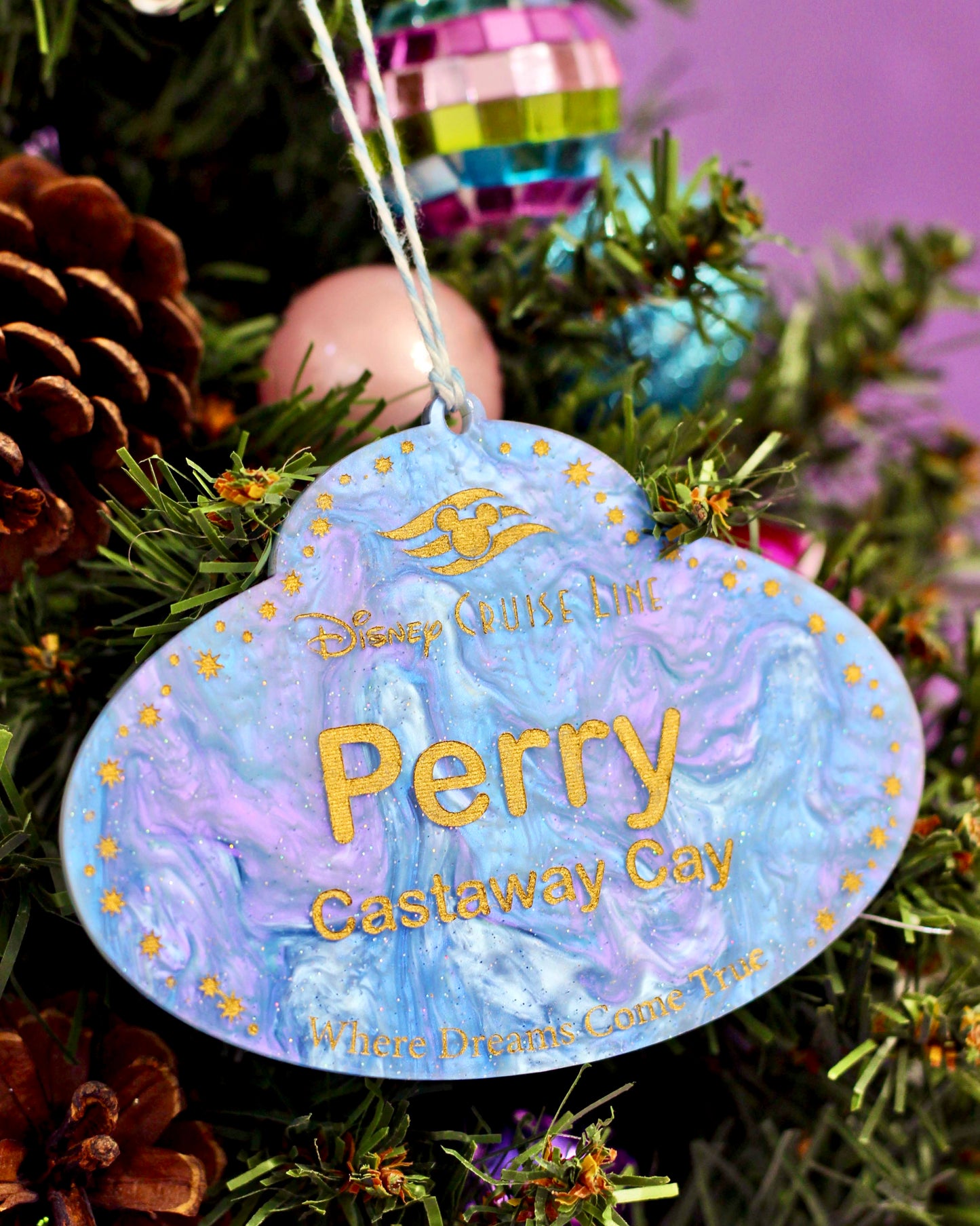 Custom Name Tag Ornament - You Pick the Style - Ornaments
