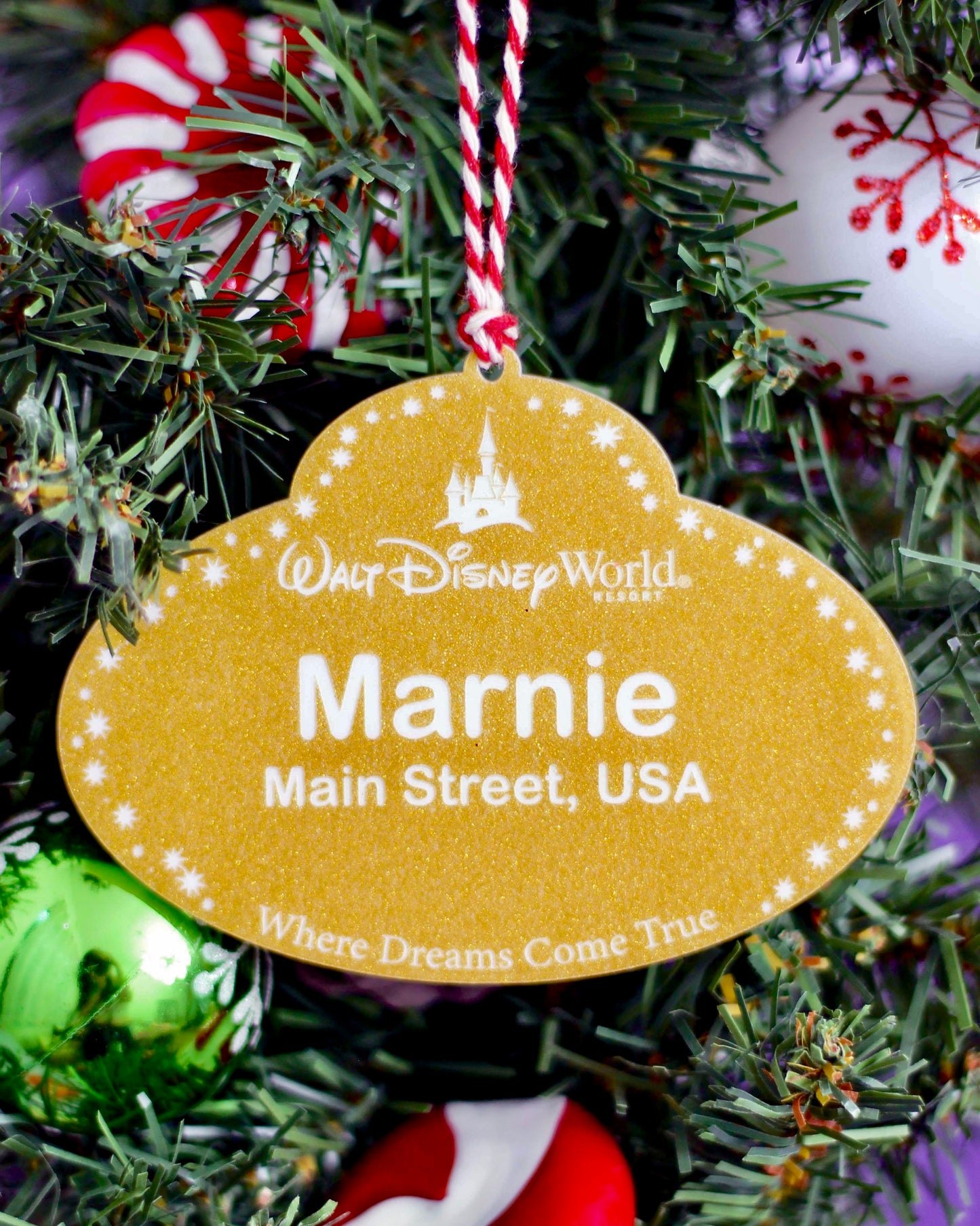 Custom Name Tag Ornament - You Pick the Style - Ornaments