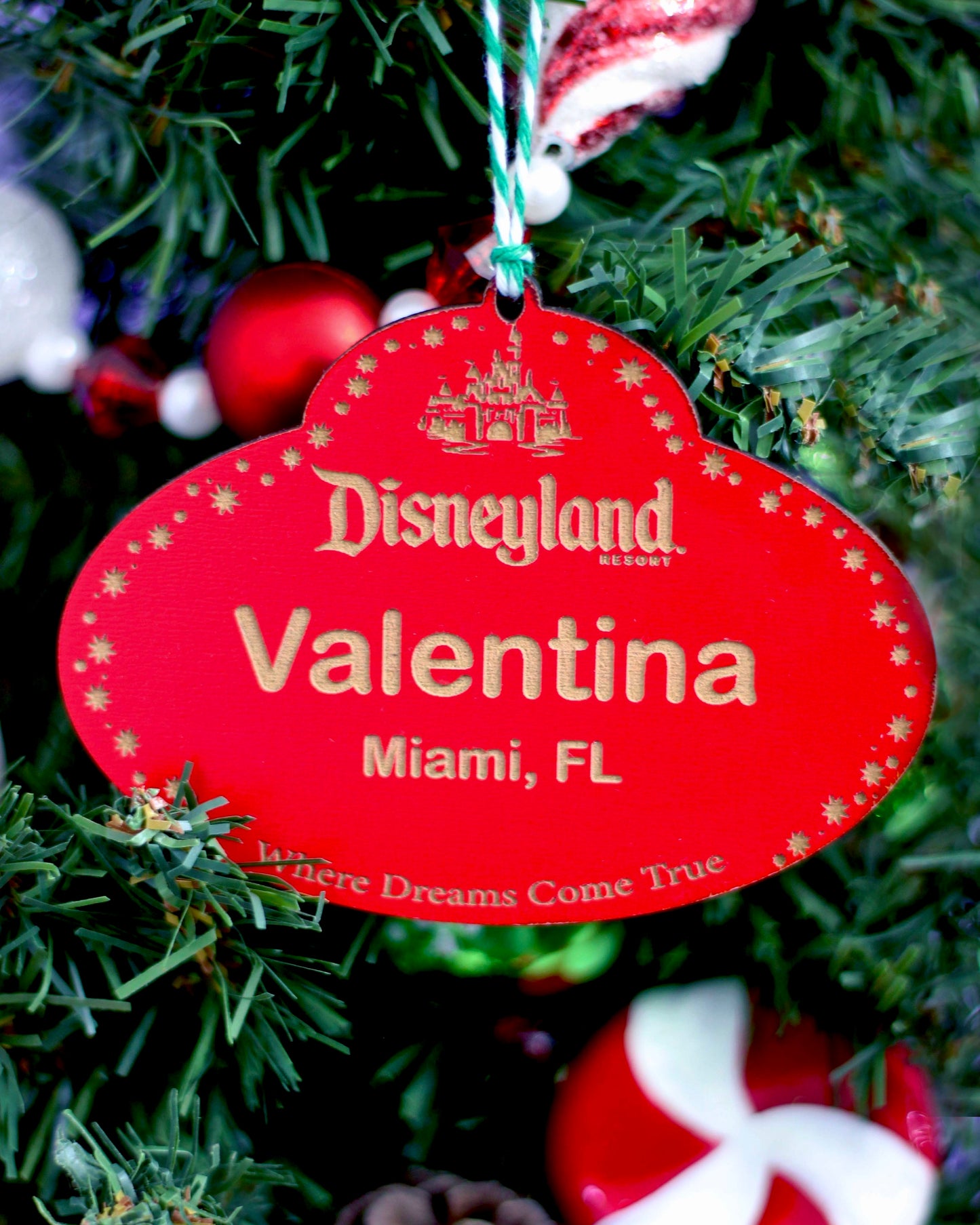 Custom Name Tag Ornament - You Pick the Style - Ornaments