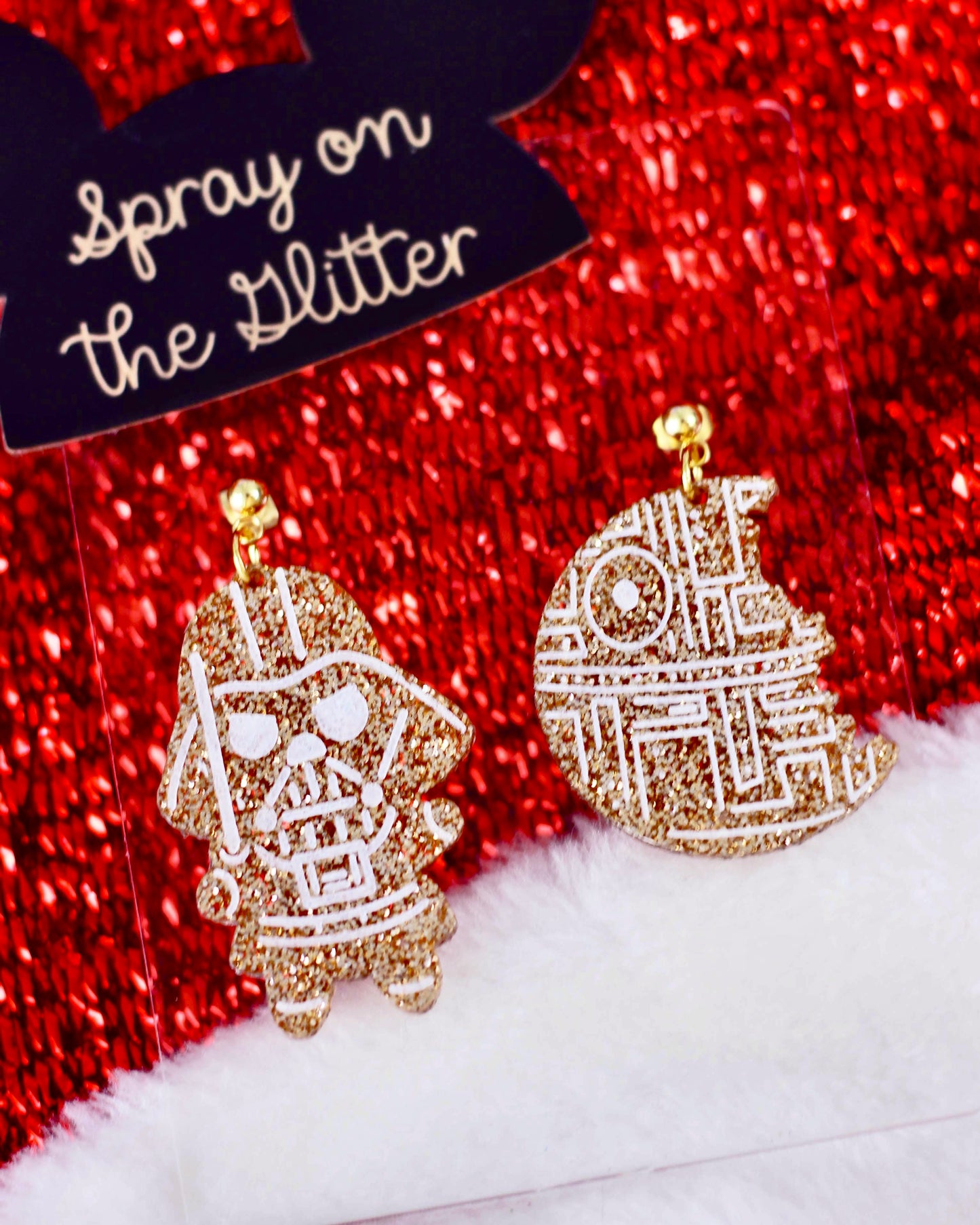 Gingerbread Earrings- Holiday Glam