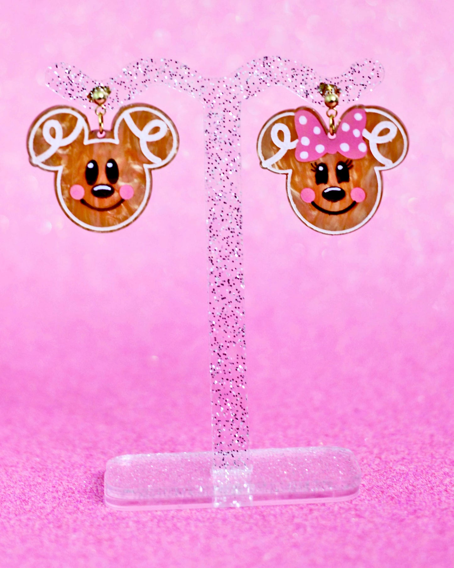 Gingerbread Earrings- Holiday Glam