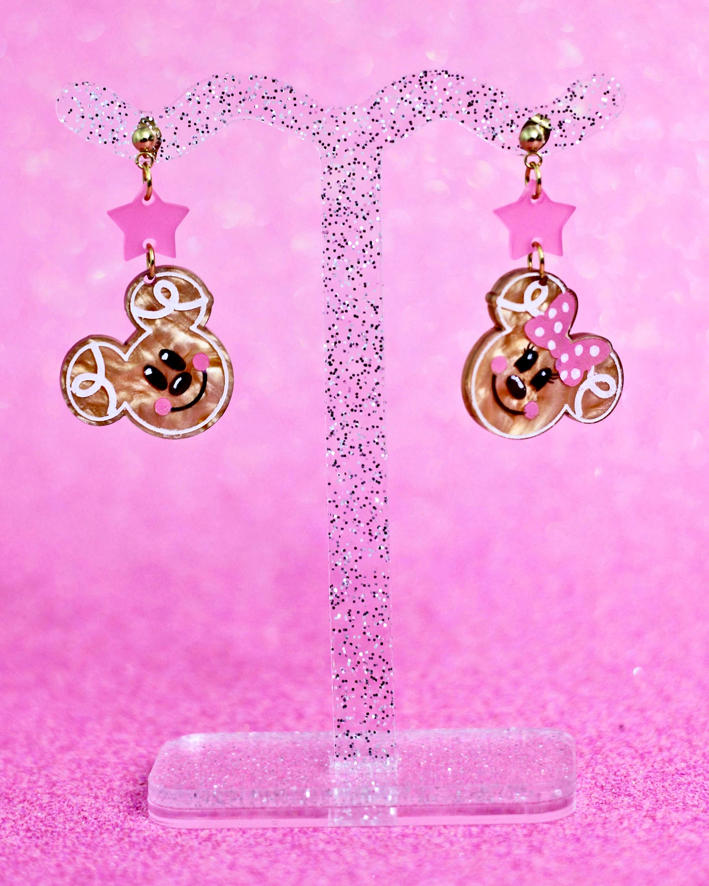 Gingerbread Earrings- Holiday Glam