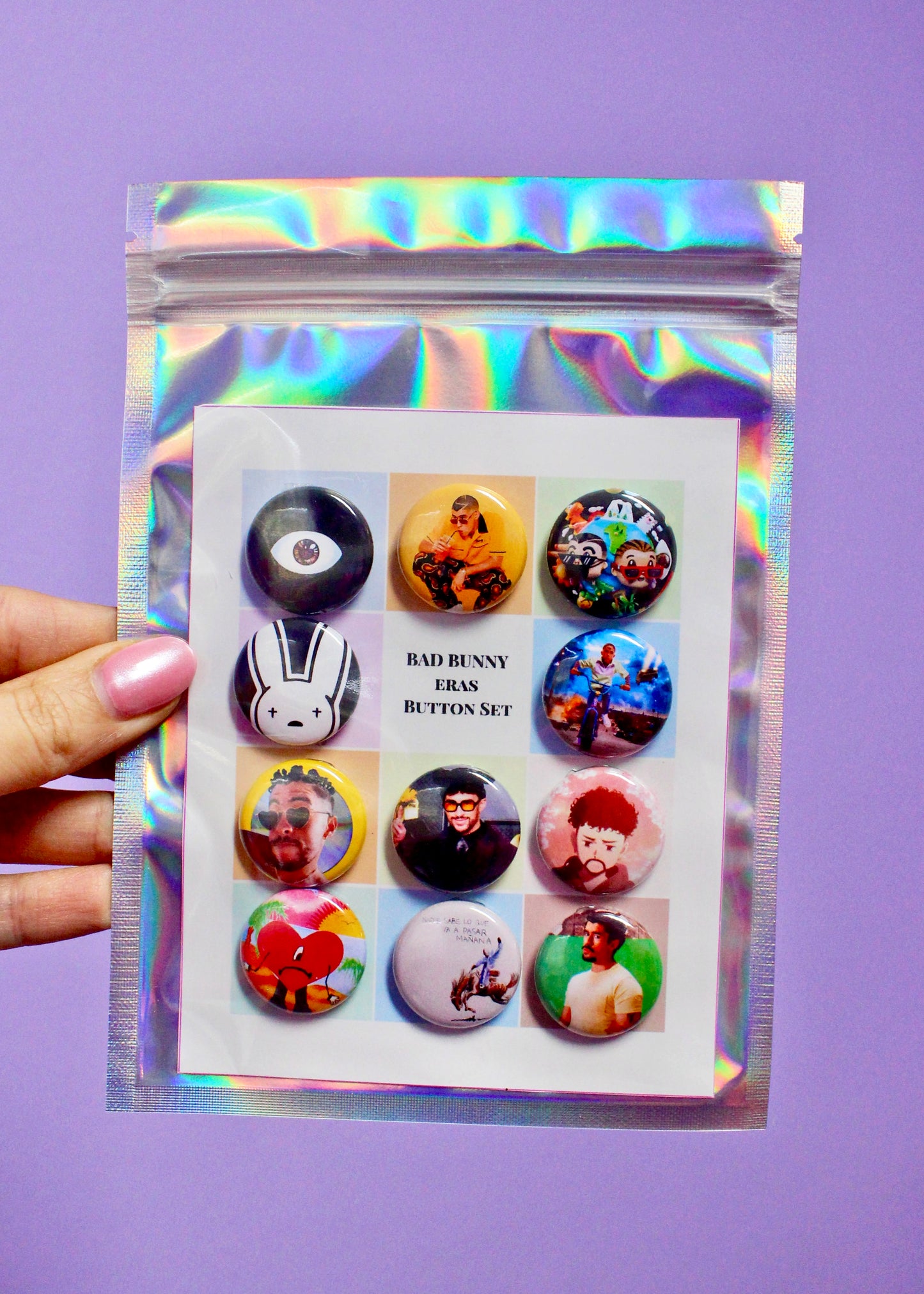 Music Eras Button Pin Set