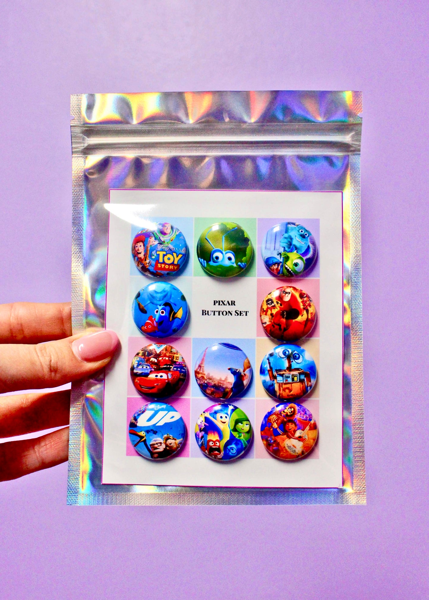 Movies Button Pin Set