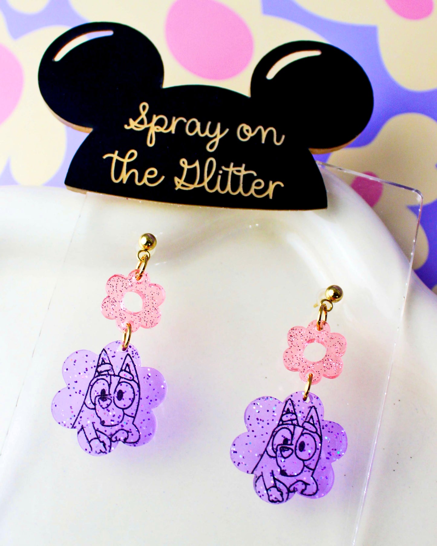 Heeler Fam Dangle Earrings - Character Jellies