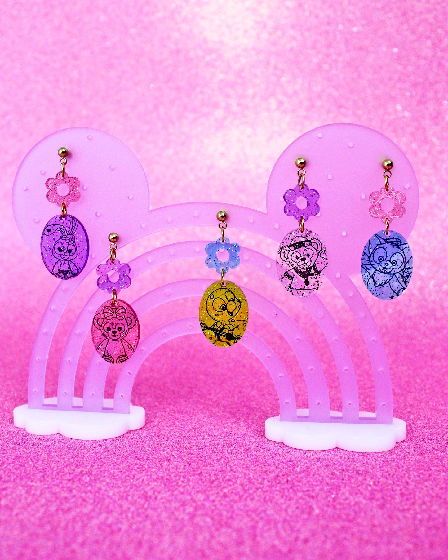 Cuddle Crew Dangle Earrings - Character Jellies