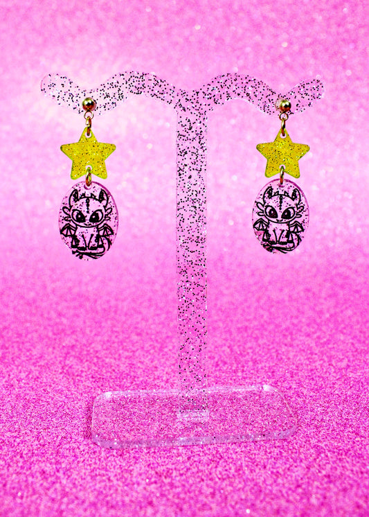 Dragon Buddies Dangle Earrings - Character Jellies