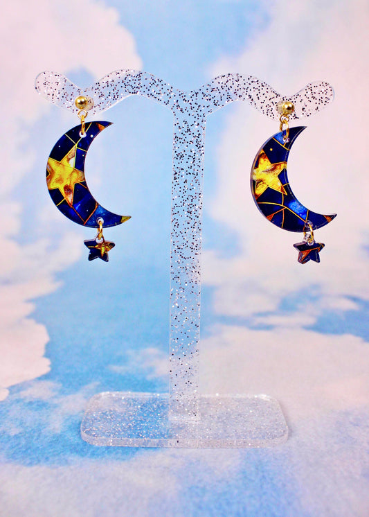 Celestial Sparkle Dangle Earrings - Epic Park Hop