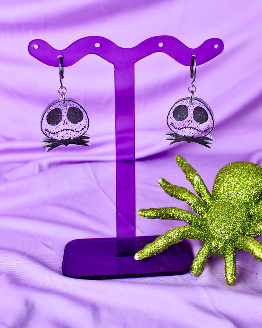 Jelly Jack Dangle Earrings - Halloween