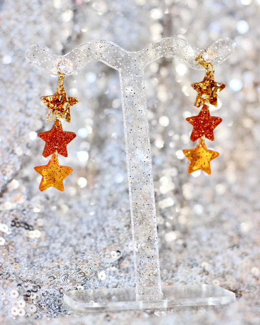 Showgirl Stars Dangle Earrings - Swifties