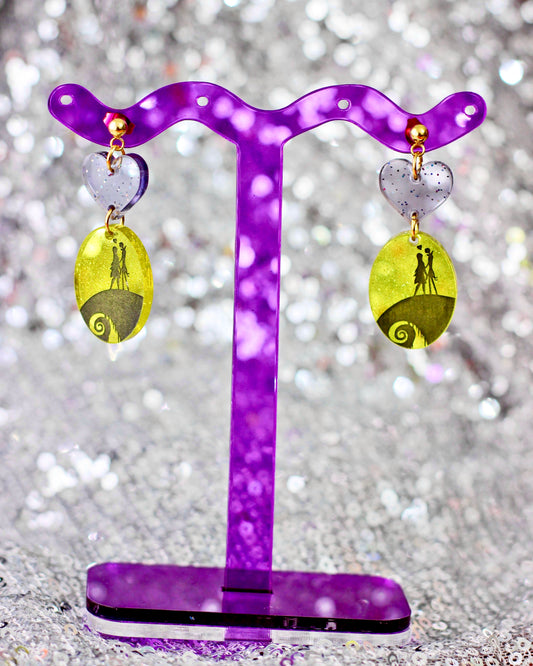 Moonlit Lovers Dangle Earrings - Character Jellies