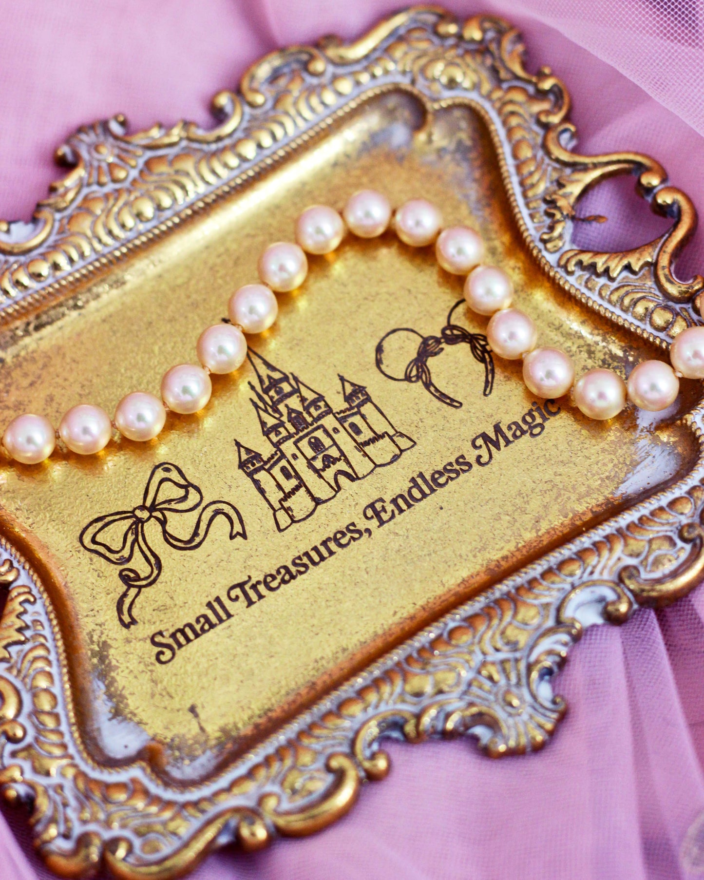 Trinket Tray - Small Treasures, Endless Magic - Hub Grass & Castle Views Collection