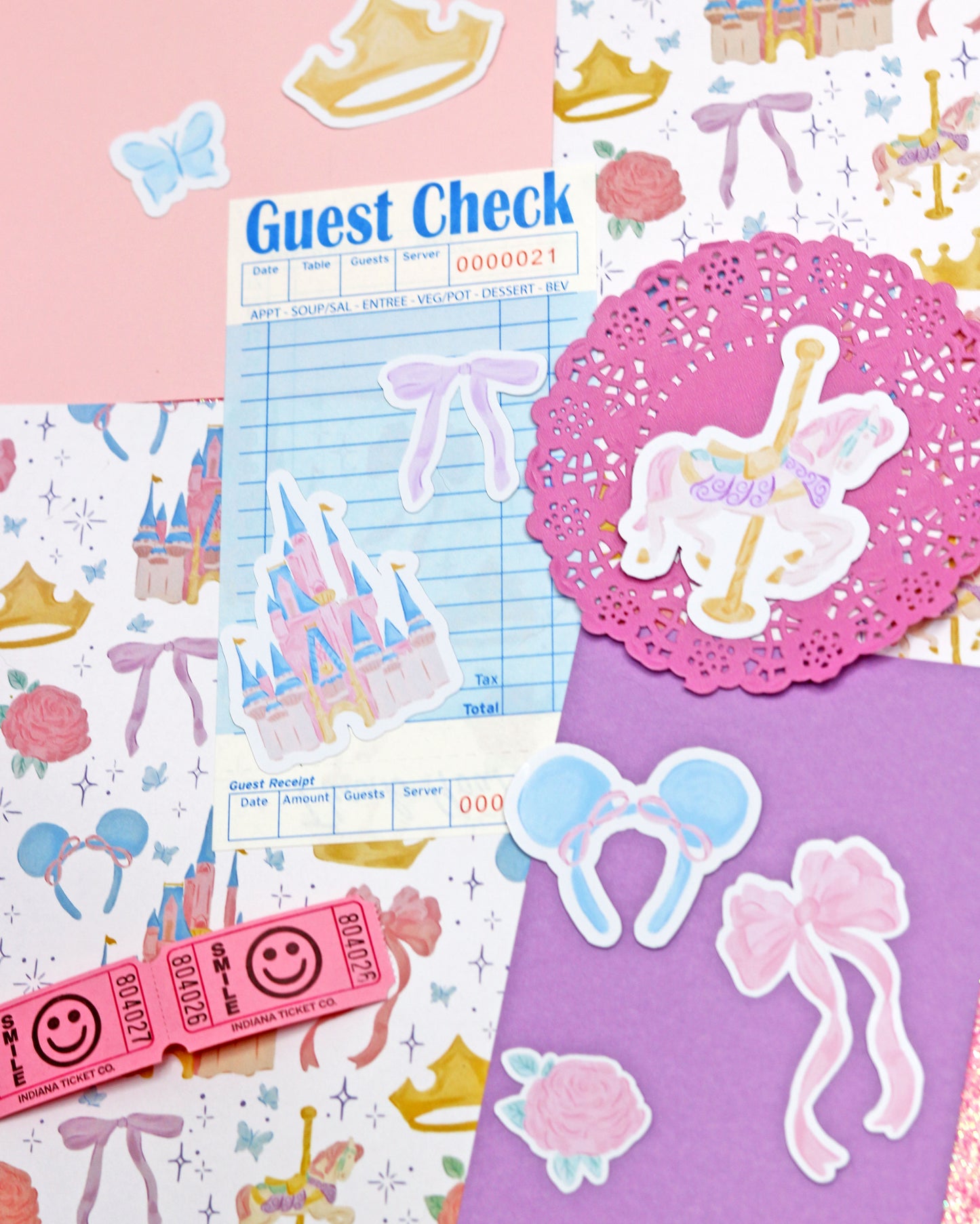 Junk Journal Mini Scrap Pack -  Crafts + DIY - Once Upon a Dream Collection
